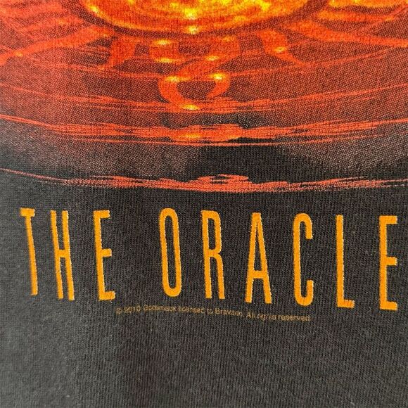 2010 Godsmack The Oracle T-Shirt 2XL Black Hanes Heavyweight Vintage Metal Tee - Picture 2 of 5